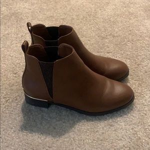 Primark brown faux leather booties